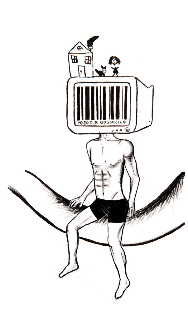 personnage qui se balance